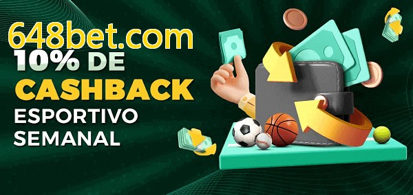 10% de bônus de cashback na 648bet.com